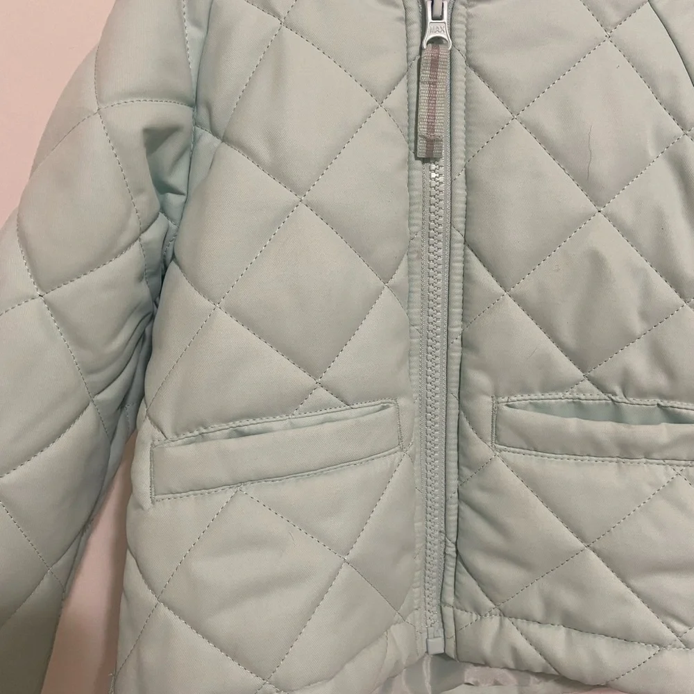 Cat & Jack Light Blue Jacket girls size 3T hooded